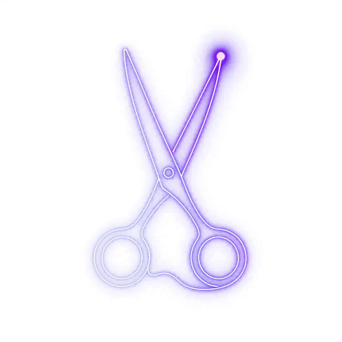 The Open Shear — the Web Salon & Spa product mark